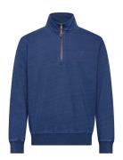 Indigo 1/4 Zip Sweatshirt Mid Indigo Blue Timberland