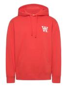 Wwcass Aa Print Hoodie 25219 Orange WOOD WOOD