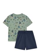Nightset Ss Aop Navy Minymo