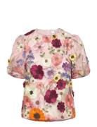 Yasflowering Ss Top - D2D Pink YAS