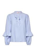 Karin Blouse Blue A-View