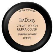 IsaDora Velvet Touch Ultra Cover Compact Powder SPF 20 7,5 g – 60
