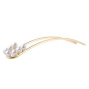 Corinne Hairpin 7 Pearls - Gold