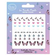 Le Mini Macaron Mini Nail Art Stickers Butterfly Dreams