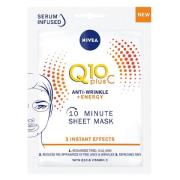 NIVEA Q10 Anti-Wrinkle+ Energy 10 Minute Sheet Mask