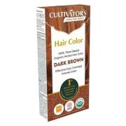Cultivator's Organic Herbal Hair Color Dark Brown 4pcs