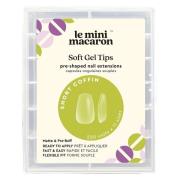 Le Mini Macaron Soft Gel Tips Short Coffin Matte 220pcs