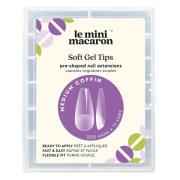 Le Mini Macaron Soft Gel Tips Medium Coffin 220pcs