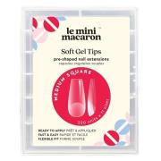 Le Mini Macaron Soft Gel Tips Medium Square 220pcs
