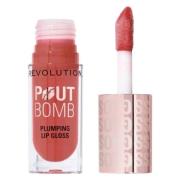 Makeup Revolution Pout Bomb Plumping Gloss 4,6 ml - Melba Warm Pe