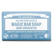 Dr. Bronner All One Unscented Baby Mild Pure Castile Bar Soap 140