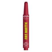 NYX Professional Makeup Fat Matte Slick Click 16 Plushin' Plum 8m