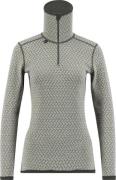 Ulvang Women's Comfort 200 Turtle Neck With Zip Agate Grey/Urban Chic