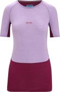 Icebreaker Women's 125 Zoneknit™ Short Sleeve Crewe Purple Gaze/Go Ber...