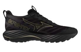 Mizuno Men's Wave Rider GORE-TEX 2 Black/Gloden Halo /Quiet Shade