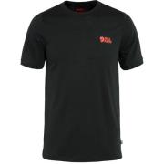 Fjällräven Men's Abisko Wool Logo Short Sleeve Black