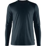 Fjällräven Men's Abisko Wool Ls Dark Navy