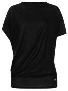 super.natural Women's Yoga Loose Tee Jet Black