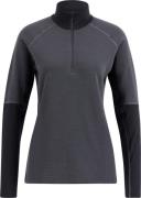 Lundhags Women's Prime Merino Half Zip Charcoal/Black