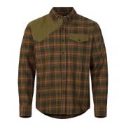 Nordic Hawk Johannishus LS Flannel Shirt Men Raven