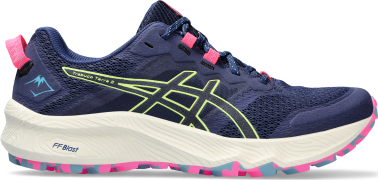 Asics Women's Trabuco Terra 2 Deep Ocean/Lime Green