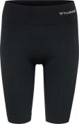 Hummel Women's Hmlclea Seamless Cycling Shorts Black Melange