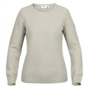 Fjällräven Women's Övik Structure Sweater Egg Shell/Grey