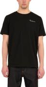 Knowledge Cotton Apparel Men's Knowledge Back Print Tee Black Jet