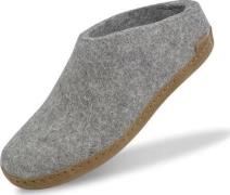 Glerups Unisex Slip-on With Leather Sole Grey