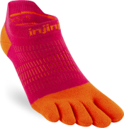 Injinji Women's Run Lightweight No-Show Chili