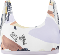 Picture Organic Clothing Women's Clove Print Bralette Top Pyla