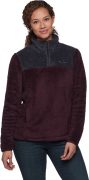 Black Diamond Women's Roadie 1/4 Zip Fleece Bordeaux/Carbon