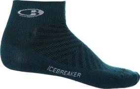 Icebreaker Men's Run+Ultralight Mini Green Glory/Snow