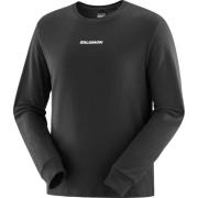 Salomon Men's Salomon Logo Performance Sweater Deep Black