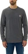 Carhartt Men's Midweight Long-Sleve Pocket T-Shirt Carbon Heather