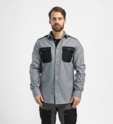 Aclima Men's ReBorn Woolshirt Light Grey Melange