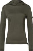 super.natural Women's Relax Light Pocket Hoodie Black Ink