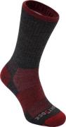 Wrightsock Merino Escape Crew Anti Blister System Grey/Fire