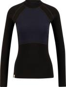 Ulvang Women's Peak Map Crew Baselayer Black/Navy Blue