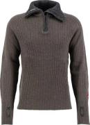 Ulvang Unisex Rav Sweater With Zip Tea Green/Charcoal Melange