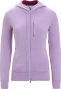 Icebreaker Women's Quantum III Long Sleeve Zip Hoodie Purple Gaze/Go B...