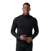 Smartwool Men's Classic Thermal Merino Base Layer 1/4 Zip Boxed Black