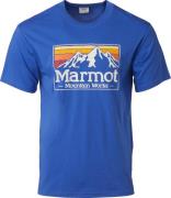 Marmot Men's MMW Gradient Tee Ss Trail Blue