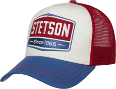 Stetson Highway Trucker Cap White/Red/Blue