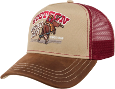 Stetson Rodeo Days Trucker Cap Beige/Red