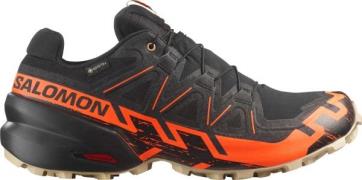 Salomon Men's Speedcross 6 GORE-TEX Black/Shocking Orange/White Pepper