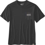 Carhartt Men's Pocket Script Graphic T-Shirt Black