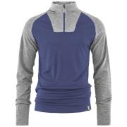 Bula Men's Retro Merino Wool Halfzip Sweater Sblue