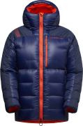 La Sportiva Men's Olympus Tech Down Parka Deep Sea/Cherry Tomato