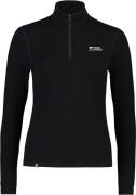 Women's Cascade Merino Base Layer 1/4 Zip Long Sleeve Black